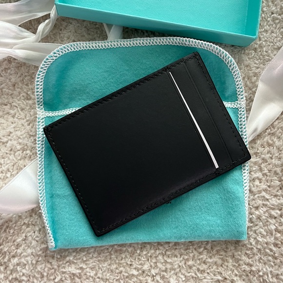 Tiffany & Co. Black Wallet with Signature Blue Packaging - Picture 6 of 8